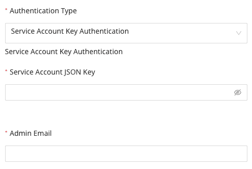 Google Analytics credentials