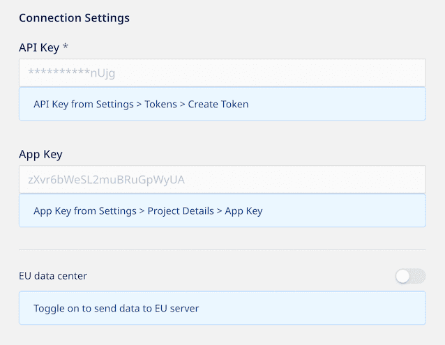 Airship connection settings