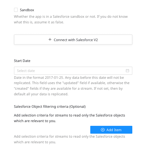 Salesforce credentials